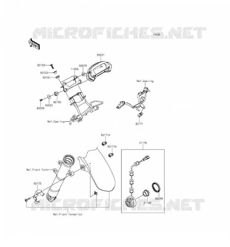 COMPTEURS Kawasaki MOTOS 250 2016 Z250SL  BR250EGF