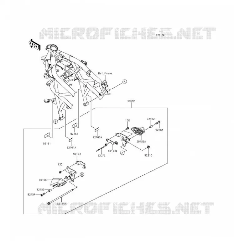 ACCESSOIRE(COUVRE COMPTEUR) Kawasaki MOTOS 250 2016 Z250SL ABS  BR250FGF