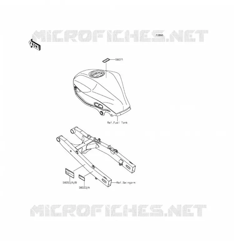 LABEL Kawasaki MOTOS 250 2016 NINJA 250SL  BX250AGF