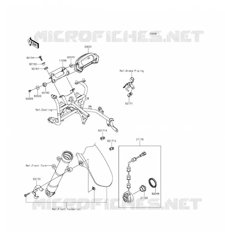 COMPTEURS Kawasaki MOTOS 250 2016 NINJA 250SL ABS  BX250BGF