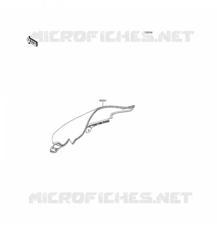 ACCESSOIRE(PARE-BRISE) Kawasaki MOTOS 250 2016 NINJA 250SL ABS  BX250BGF