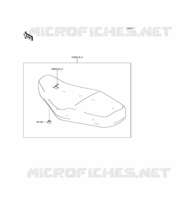 SELLE Kawasaki MOTOS 800 2016 W800  EJ800AGF