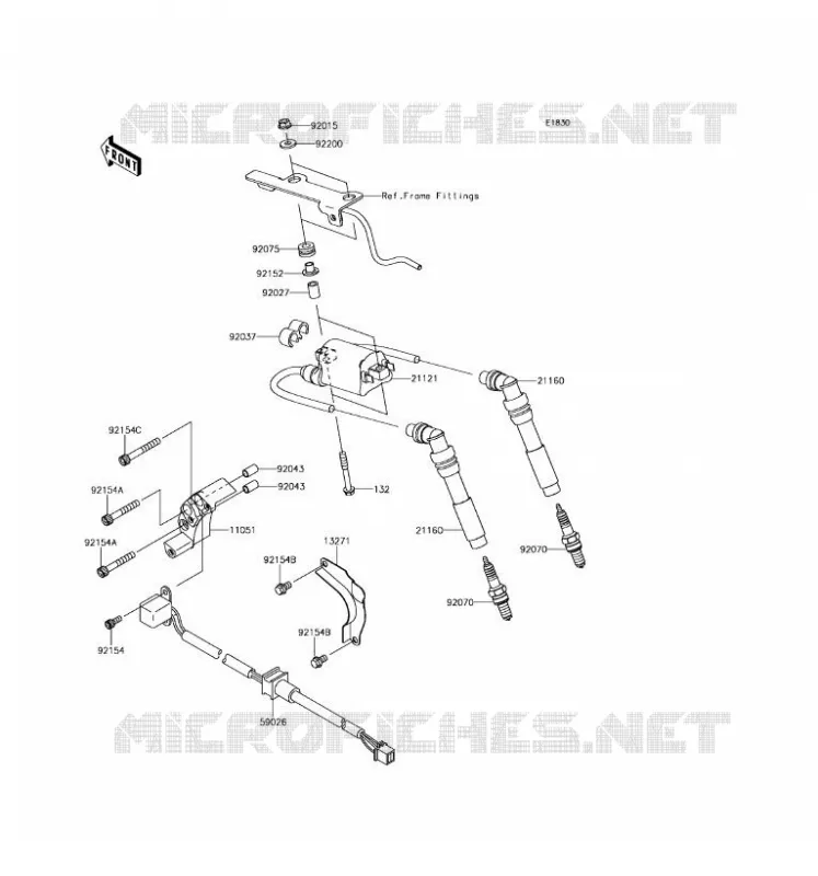 SYSTEME D&acute;ALLUMAGE Kawasaki MOTOS 800 2016 W800  EJ800AGS