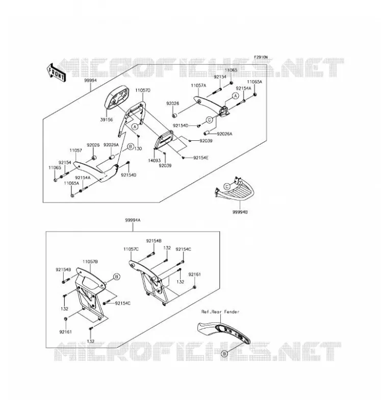 Accessory(Passenger Backrest) Kawasaki MOTOS 650 2017 VULCAN S ABS  EN650DHFA