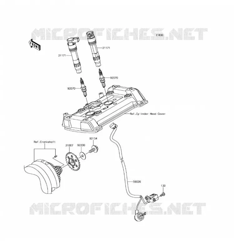 SYSTEME D&acute;ALLUMAGE Kawasaki MOTOS 650 2017 VULCAN S ABS  EN650DHFA