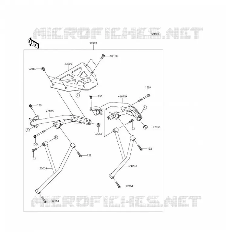 ACCESSOIRE (SUPPORT TOP CASE) Kawasaki MOTOS 650 2016 ER-6F  EX650EGF
