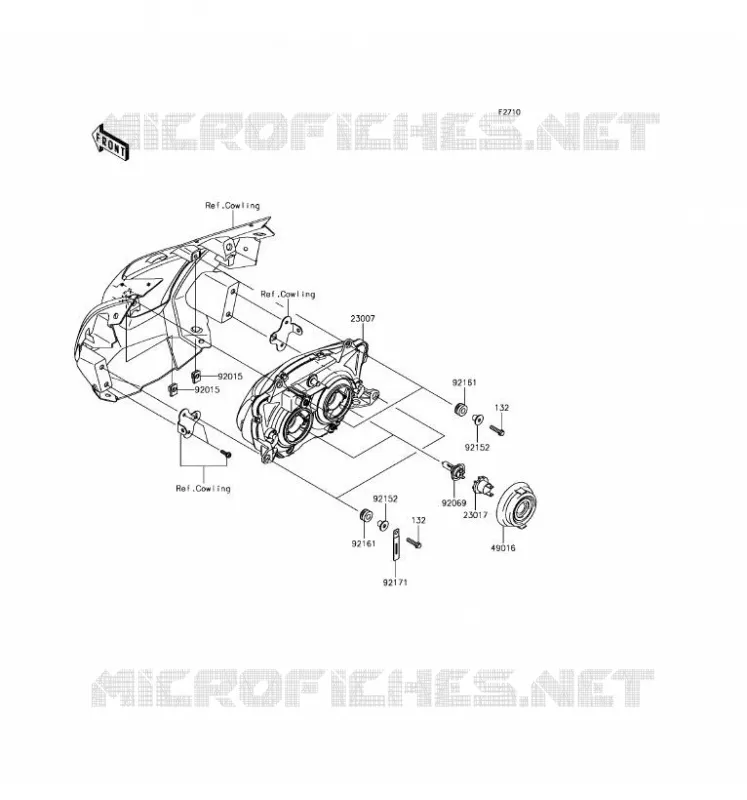 OPTIQUE(S) Kawasaki MOTOS 650 2017 KLR650  KL650EHF