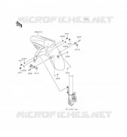GARDE BOUE AVANT pour Kawasaki VERSYS 650 2016