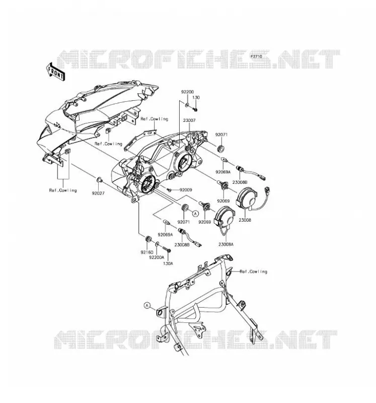 OPTIQUE(S) Kawasaki MOTOS 650 2017 VERSYS 650 ABS  KLE650FHFA