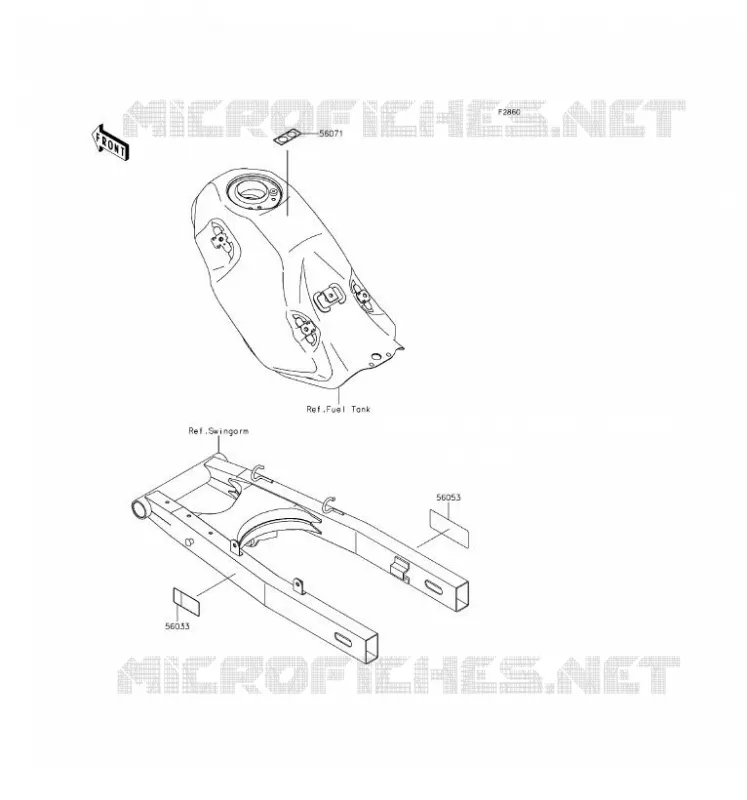 LABEL Kawasaki TOUT-TERRAIN 125 2016 KLX125  KLX125CGF