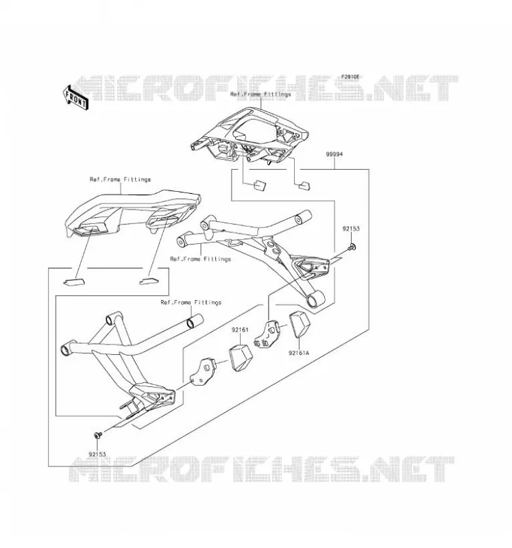 Accessory(Bag Fitting Kit) Kawasaki MOTOS 1000 2016 VERSYS 1000  KLZ1000BGF