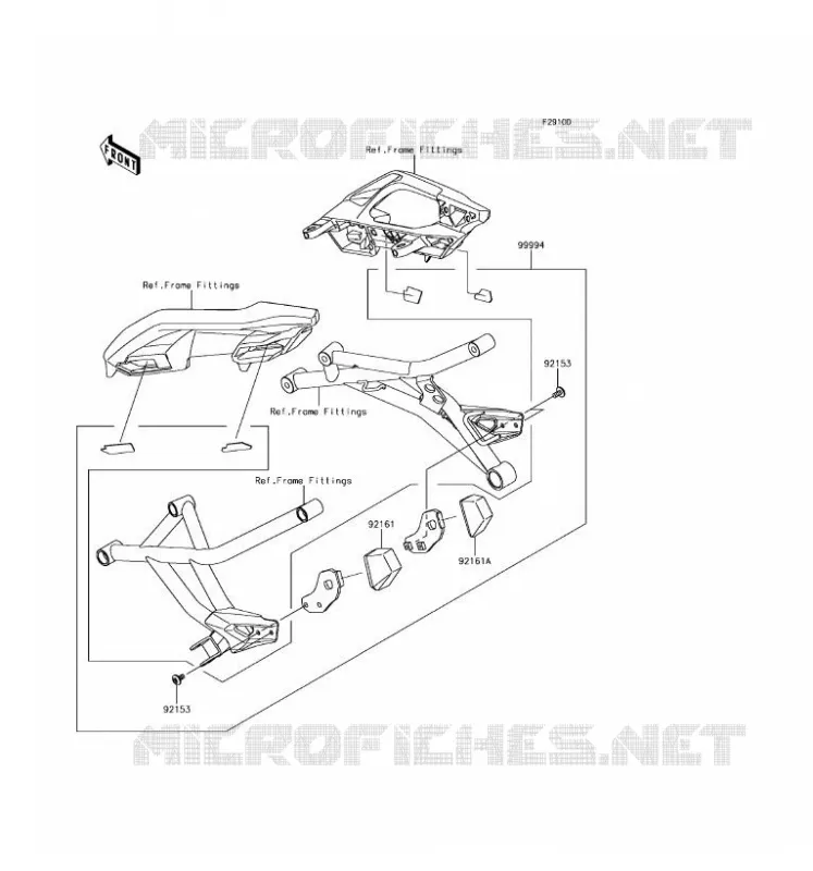 Accessory(Bag Fitting Kit) Kawasaki MOTOS 1000 2017 VERSYS 1000  KLZ1000BHF