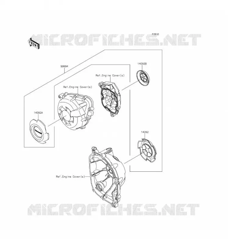 ACCESSOIRE(COUVRE COMPTEUR) Kawasaki MOTOS 1000 2016 Z1000 ABS  ZR1000GGF