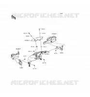 CARENAGE(SUPERIEUR) pour Kawasaki Z1000 2017