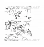 GARDE BOUE pour Kawasaki Z800 ABS 2016