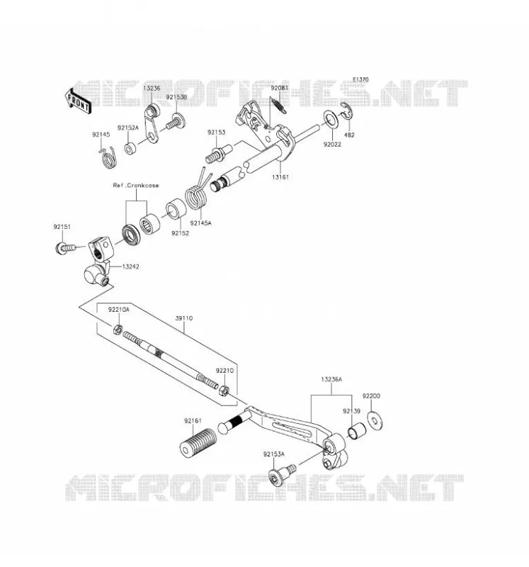 SELECTEUR Kawasaki MOTOS 800 2016 Z800  ZR800CGF