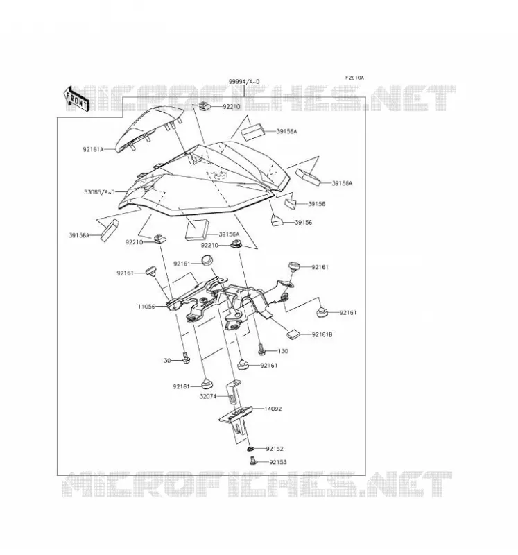 ACCESSOIRE (COUVRE SELLE) Kawasaki MOTOS 800 2016 Z800  ZR800CGFA