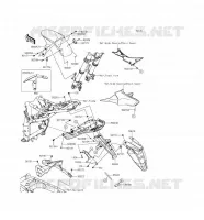 GARDE BOUE pour Kawasaki Z800 ABS 2016