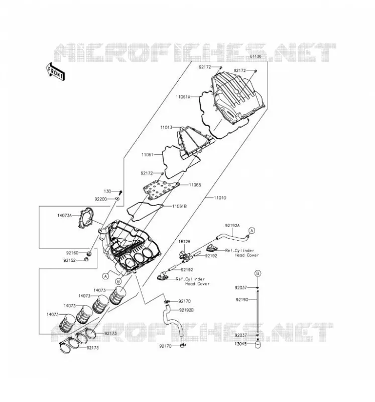 FILTRE A AIR Kawasaki MOTOS 1000 2016 Z1000SX  ZX1000LGF