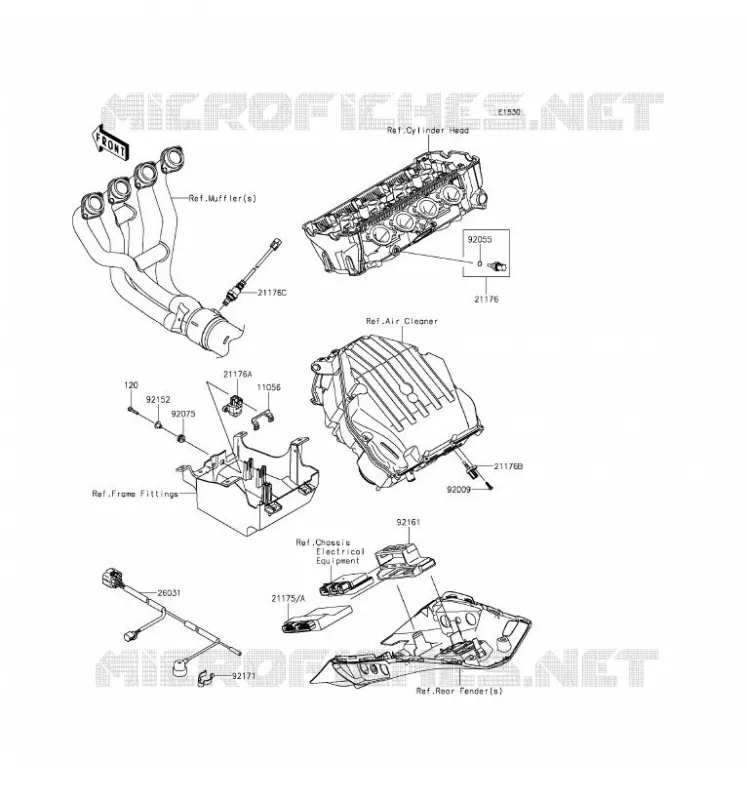 INJECTION CARBURANT Kawasaki MOTOS 1000 2016 Z1000SX  ZX1000LGF