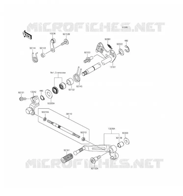 SELECTEUR Kawasaki MOTOS 1000 2016 Z1000SX  ZX1000LGF