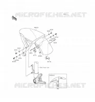 GARDE BOUE AVANT pour Kawasaki NINJA H2 2016