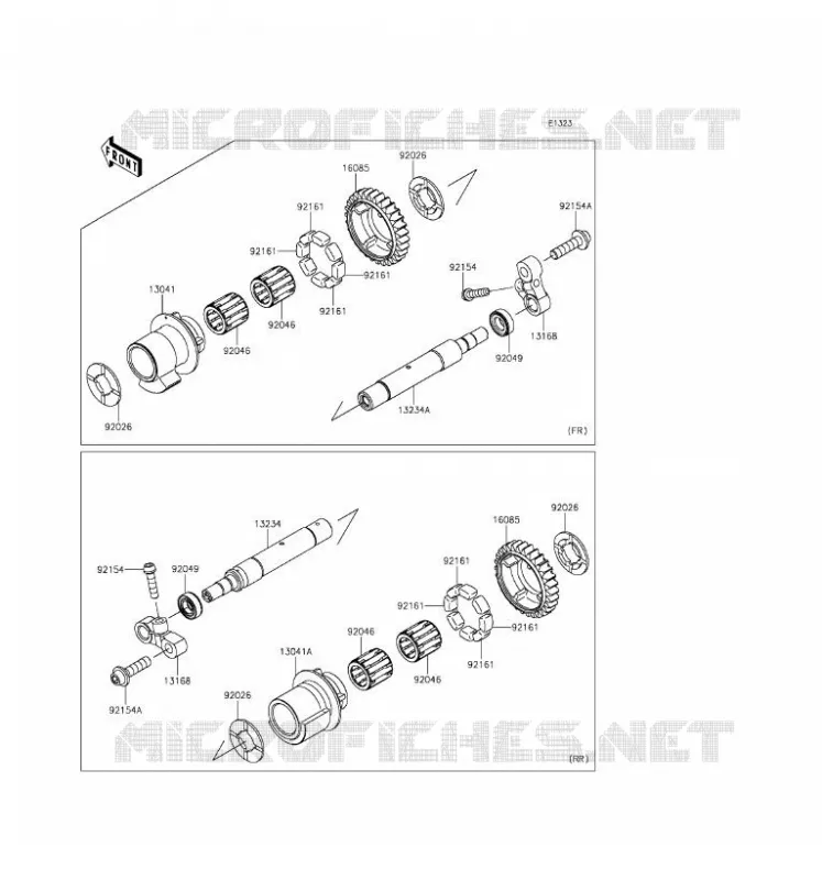 BALANCIER Kawasaki MOTOS 1000 2016 NINJA H2  ZX1000NGF