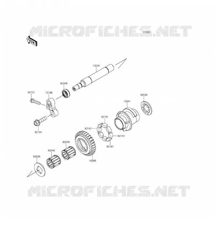 BALANCIER Kawasaki MOTOS 1000 2016 NINJA ZX-10R ABS  ZX1000SGF