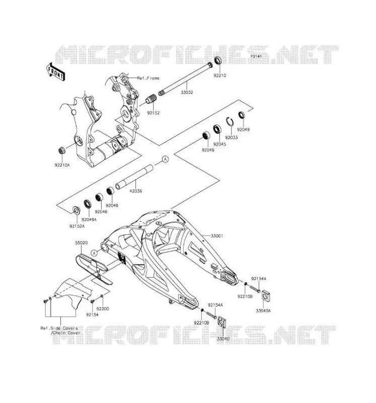 BRAS OSCILLANT Kawasaki MOTOS 1000 2016 NINJA ZX-10R ABS  ZX1000SGF
