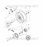 MOYEU ARRIERE  1000 kawasaki-moto 2016 NINJA ZX-10R ABS E_14