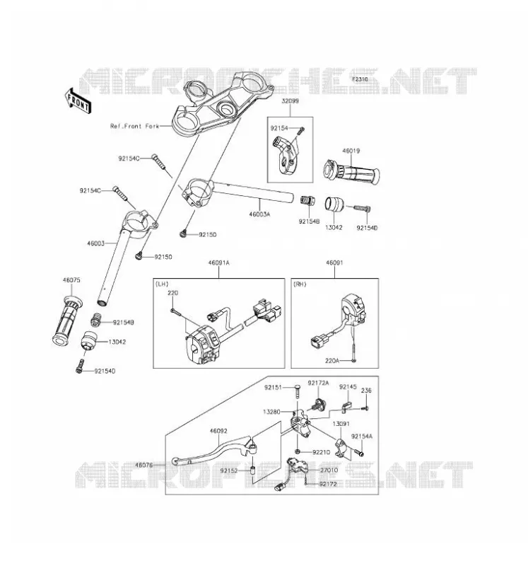 GUIDON Kawasaki MOTOS 1000 2016 NINJA ZX-10R ABS  ZX1000SGFA