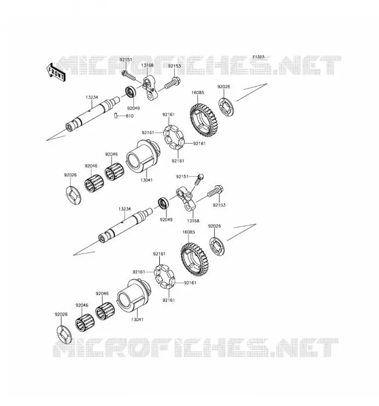 BALANCIER Kawasaki MOTOS 1400 2017 ZZR1400 ABS  ZX1400HHF