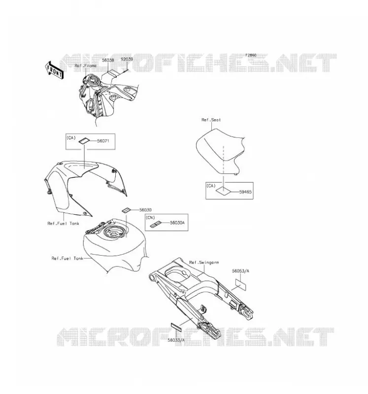 LABEL Kawasaki MOTOS 1400 2017 NINJA ZX-14R ABS  ZX1400JHF