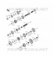 TRANSMISSION pour Kawasaki ZZR1400 ABS 2017