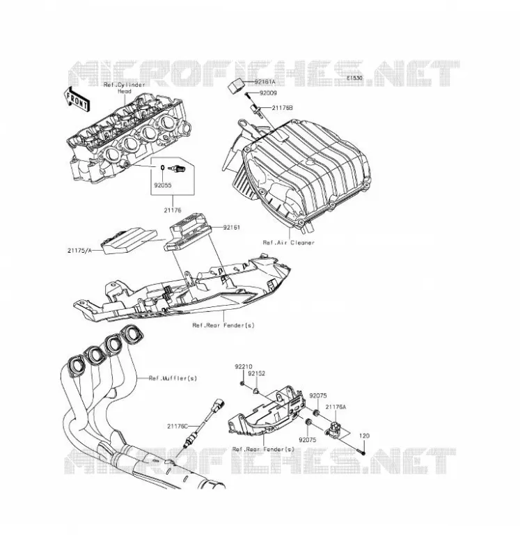 INJECTION CARBURANT Kawasaki MOTOS 636 2016 NINJA ZX-6R ABS  ZX636FGF