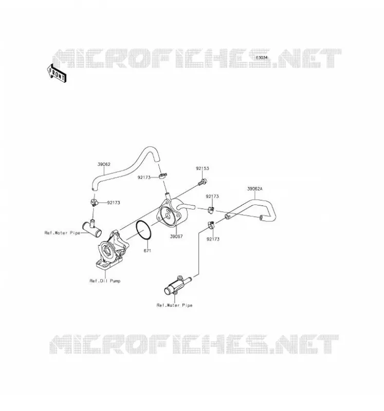 RADIATEUR D'HUILE Kawasaki MOTOS 636 2016 NINJA ZX-6R ABS  ZX636FGFA