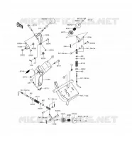 LEVIER DE VITESSE pour Kawasaki MULE SX 4X4 2017