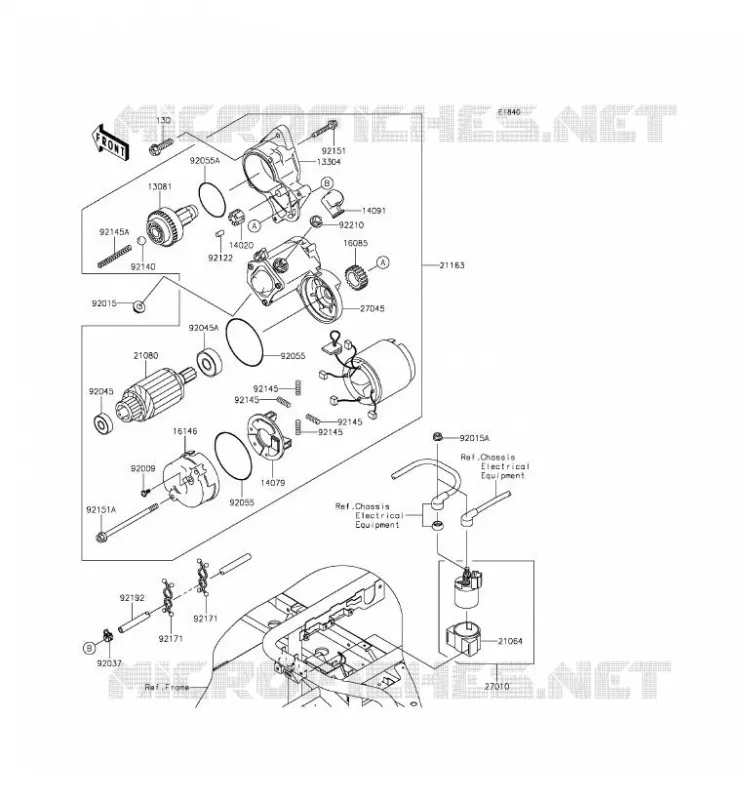 D&Eacute;MARREUR Kawasaki SSV 620 2017 MULE 4000  KAF620PHF