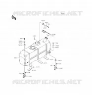 RESERVOIR CARBURANT pour Kawasaki MULE 4010 TRANS 4X4 2017