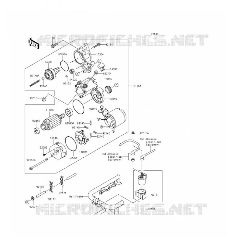 D&Eacute;MARREUR Kawasaki SSV 620 2016 MULE 4010 TRANS 4X4  KAF620VGF