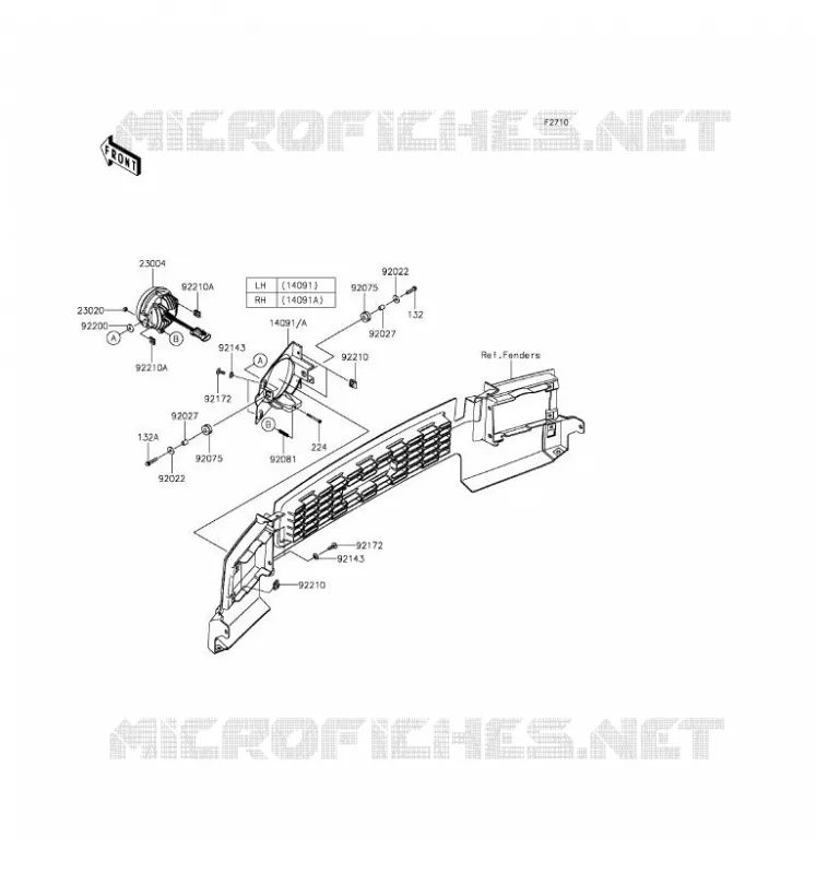 OPTIQUE(S) Kawasaki SSV 620 2017 MULE 4010 TRANS 4X4  KAF620VHF