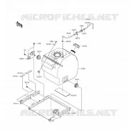 RESERVOIR CARBURANT pour Kawasaki MULE PRO-FXT 2017