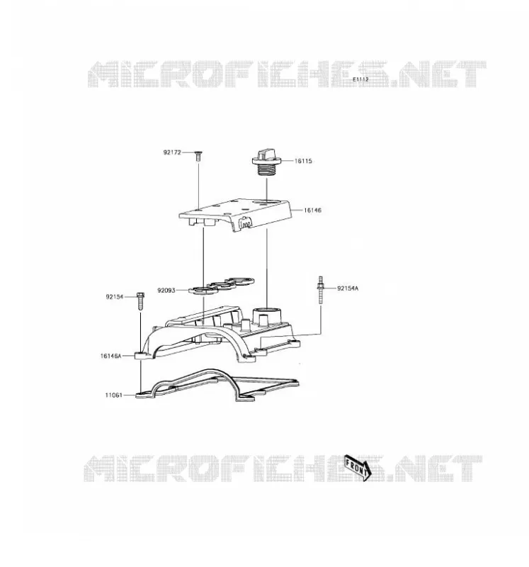 COUVRE CULASSE Kawasaki SSV 820 2017 MULE PRO-FX  KAF820HHF