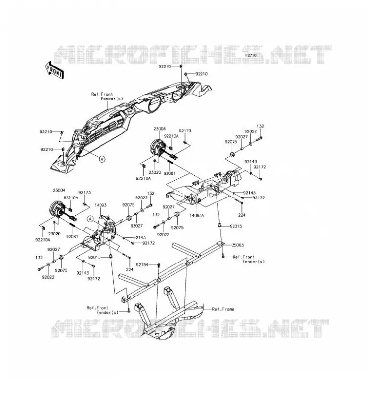 OPTIQUE(S) Kawasaki SSV 800 2016 TERYX LE  KRF800GGF