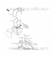 RESERVOIR CARBURANT pour Kawasaki TERYX LE 2017