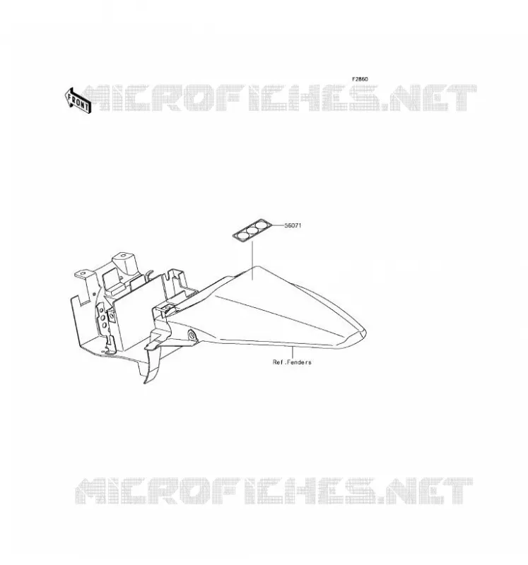 LABEL Kawasaki TOUT-TERRAIN 110 2017 KLX110  KLX110CHF
