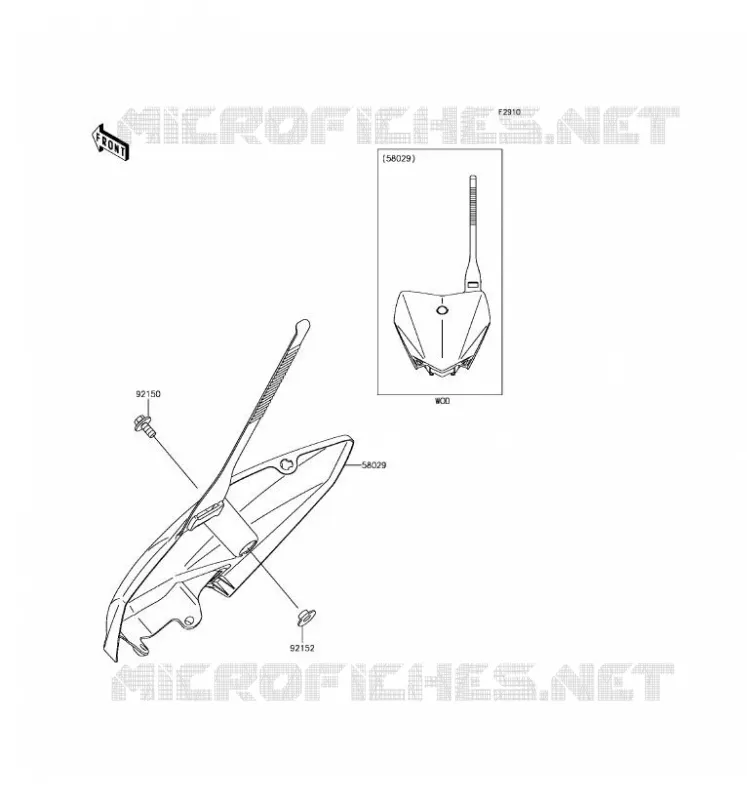ACCESSOIRE Kawasaki TOUT-TERRAIN 110 2017 KLX110L  KLX110DHF