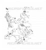 RESERVOIR CARBURANT pour Kawasaki KLX450R 2016