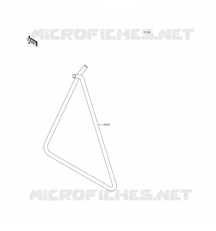 BEQUILLES Kawasaki TOUT-TERRAIN 100 2016 KX100  KX100FGF