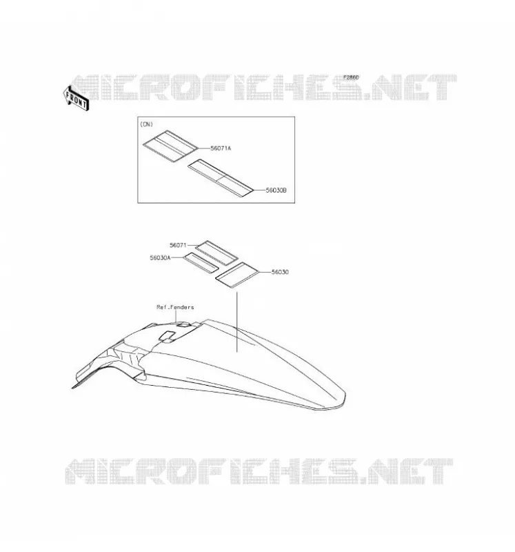 LABEL Kawasaki TOUT-TERRAIN 450 2017 KX450F  KX450HHF
